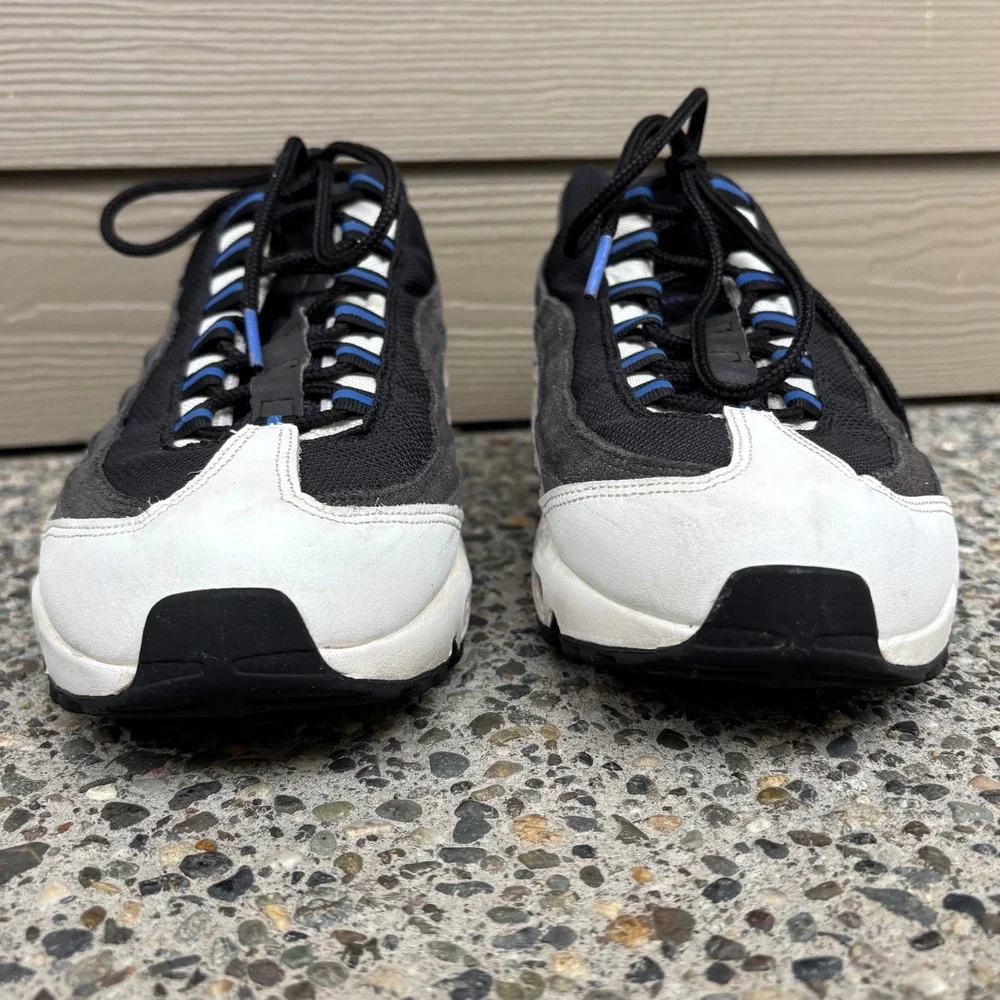 Nike Air Max 95 Black/Medium Blue DH4754-001 Shoes Sneakers‎ Men's Size 10